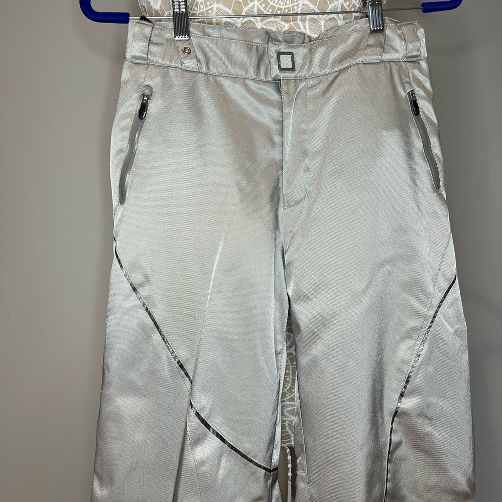 Youth/Teen Spyder Snow Pants in Silver/Gray